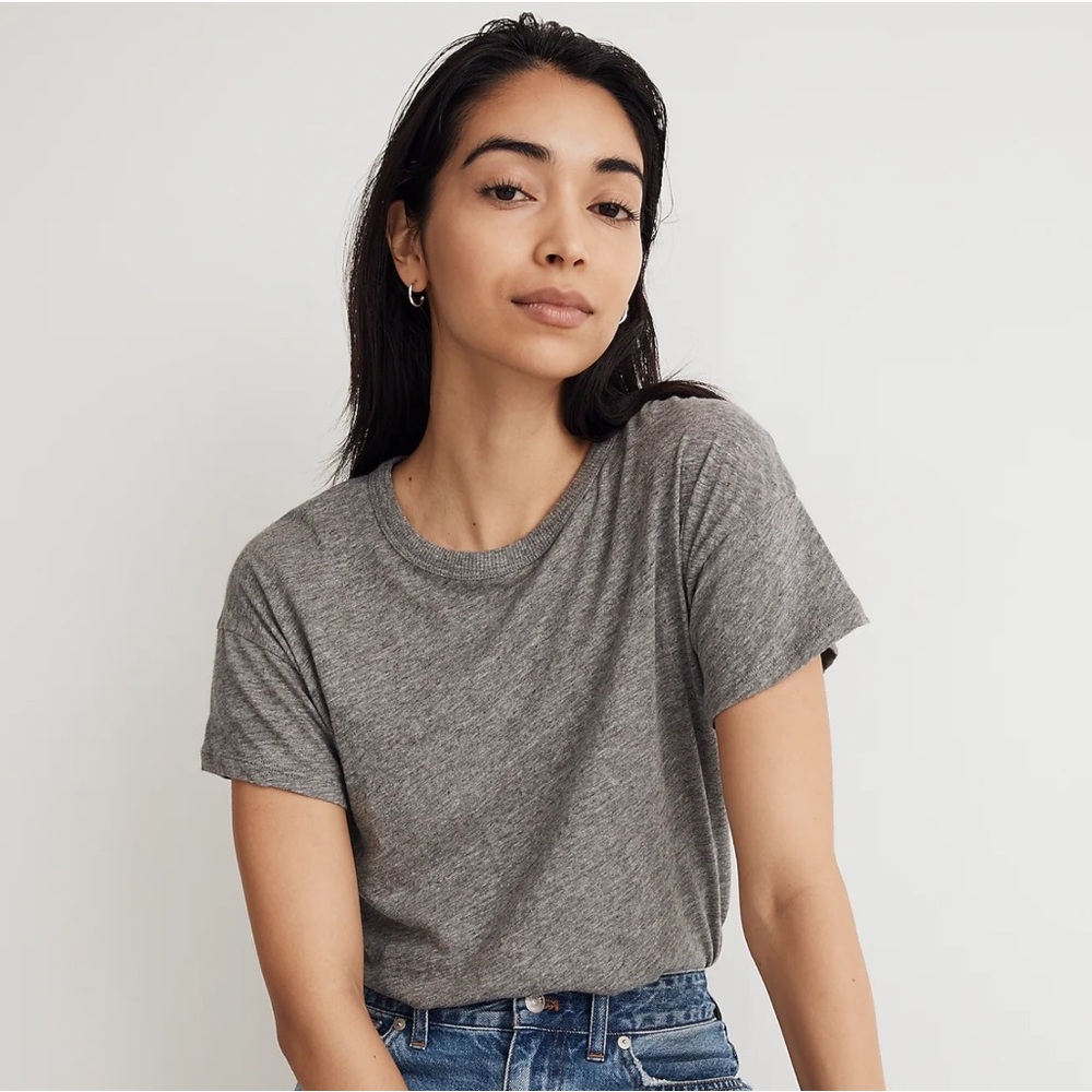 Madewell Whisper Crew Neck Tee Small